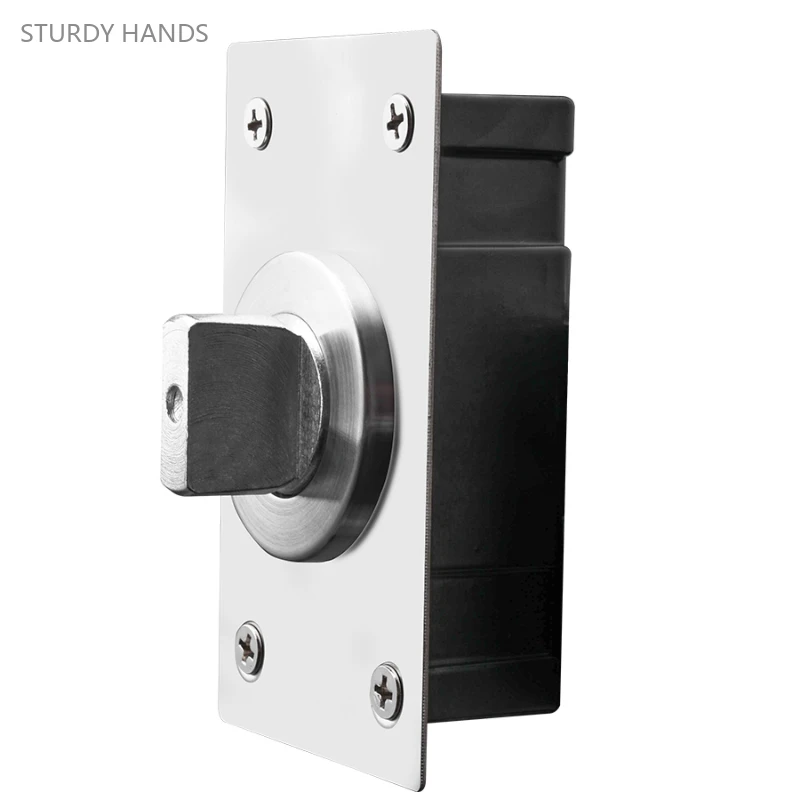 1 set of cast aluminum glass door, rotating floor axis framed wooden door heavy-duty heaven and earth axis, spring hinge