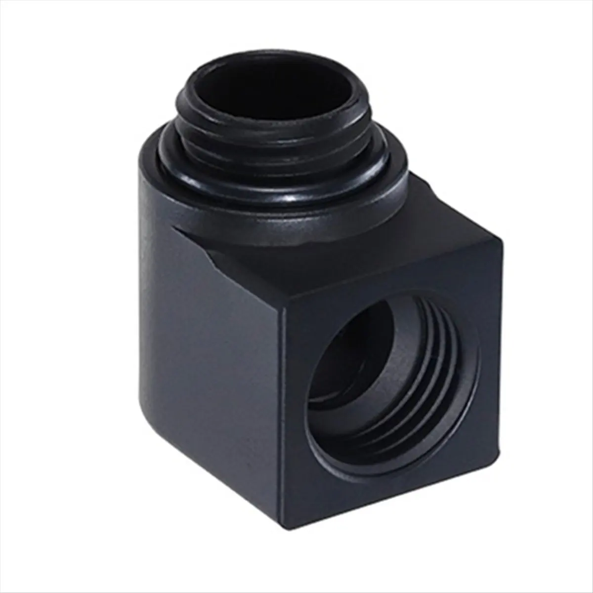Length 19MM 90 Degree Fitting / G1/4 Thread Copper Elbow Adapter Connector Split Water-Cooled Computer Accessories
