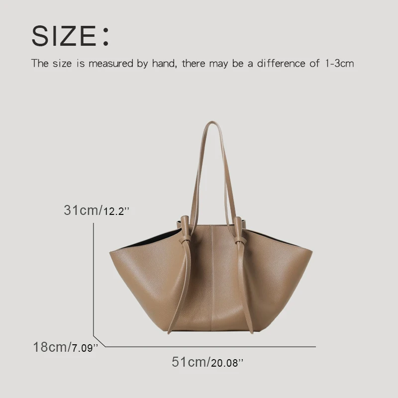 Custom Initials Large Capacity Tote Bags For Women Luxury Designer Handbag Purse 2025 New In PU Lychee Pattern Underarm Shoulder