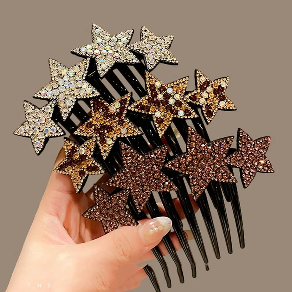 Pettine per capelli con strass strass nuovi accessori per lo Styling inserito pettine per capelli rotti testa per capelli spezzata fermaglio per capelli fisso donna