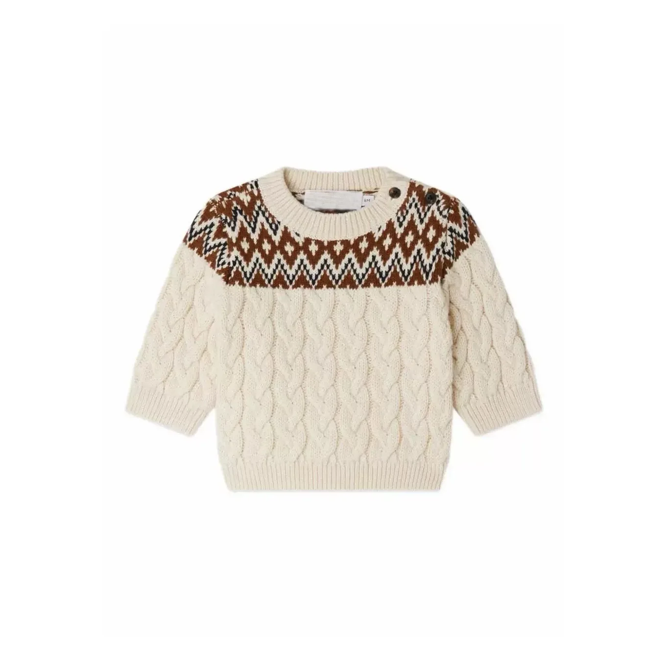 

2025 Boys Knitted Long Sleeve Sweater Overhead Knitwear for Toddlers Autumn Winter Twisted Pattern Baby Boys' Top