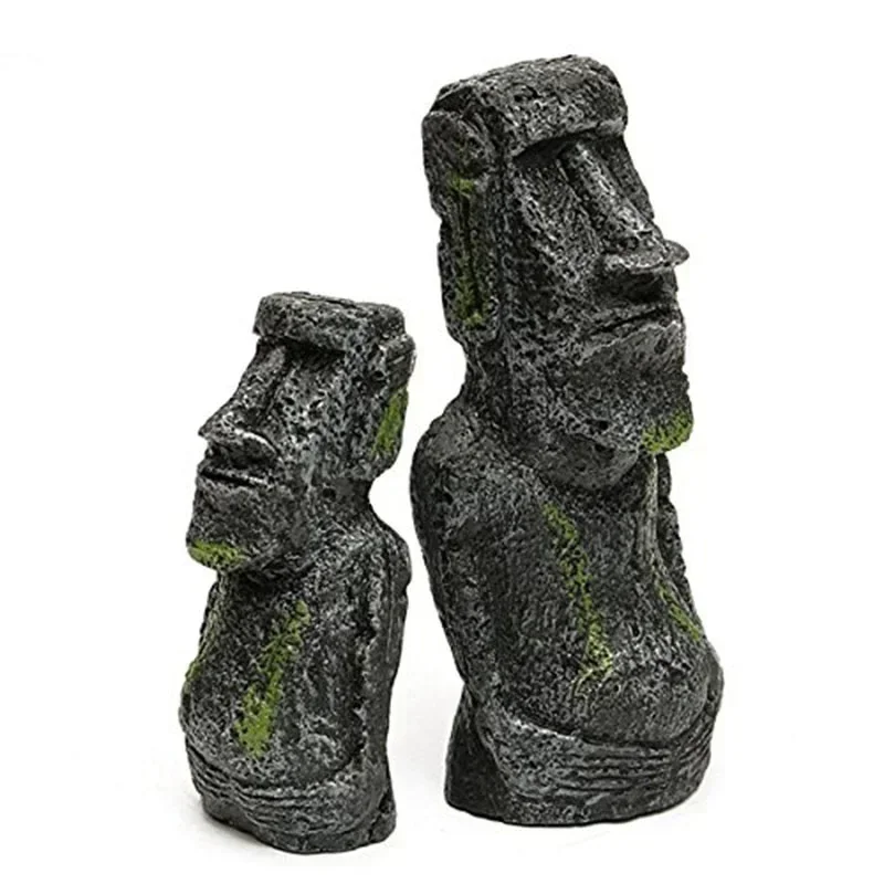 Creativity Roman Easter Island Fish Tank Decoration Furnishing Articles Accessories Aquarium Decor Home Decoration Accessories