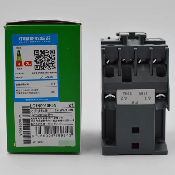 

One Contactor Lc1n0910f5n 9a-110v 50hz Brand New Original Spot Plc