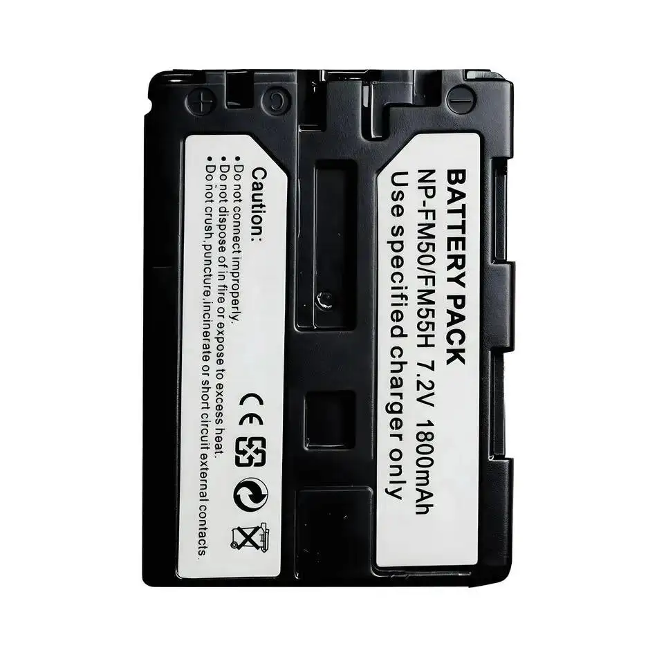 

Camera Battery For Sony FM30 FM51 QM51D QM50 A100 Dsc-F707 F717 F828 S30 S50 S70 S75 S85 Premium Replacement NP-FM50 1800Mah