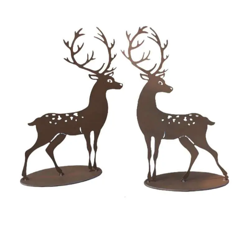 

Nordic simple desktop decoration ornament modern couple deer fresh animal healing housewarming living room