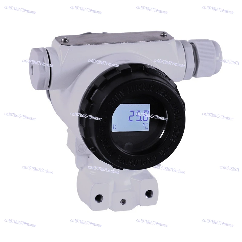 Industrial site display temperature transmitter 4~ 20mA output cold junction compensation pt100 thermal resistance KS couple