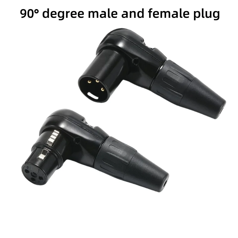 90 ° Curved Xlr Aud…
