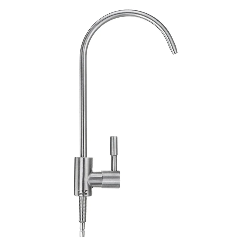 304 Stainless Steel Kitchen Faucet,Reverse Osmosis Faucet,Water Filter Purifier,Single Lever Hole,Direct Drinking Tap,Cold Water