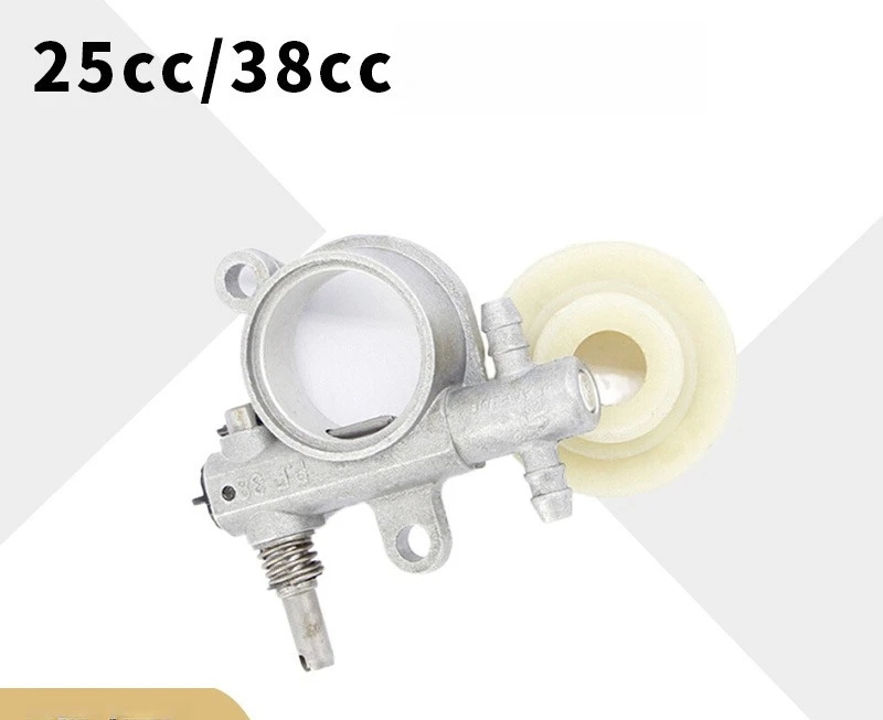 Chainsaw Oil Pump with Worm Drive Gear Fits 25CC 38CC 2500 3800 Garden Chainsaw
