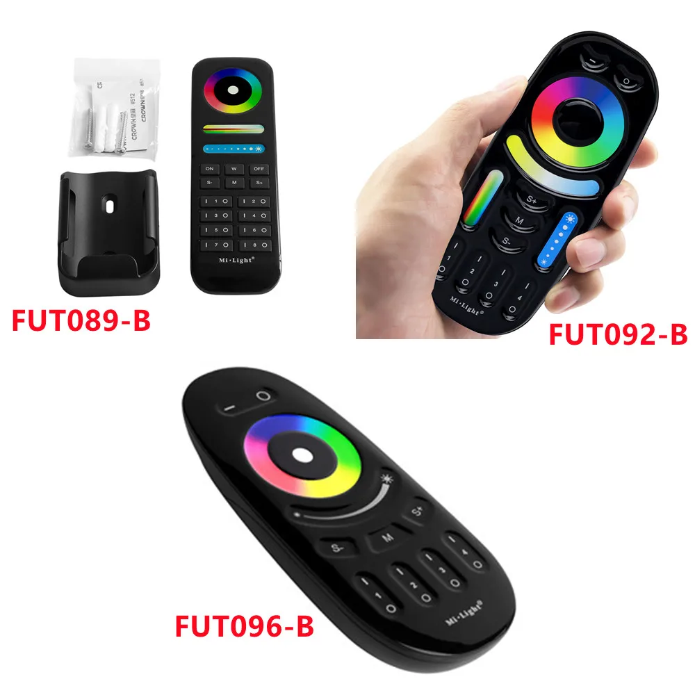 2.4G RF wireless 4-Zone /8-Zone RGB+CCT Remote/Touch RF RGBW Remote led strip controller 16 Millions for RGB+CCT/RGBW led strip