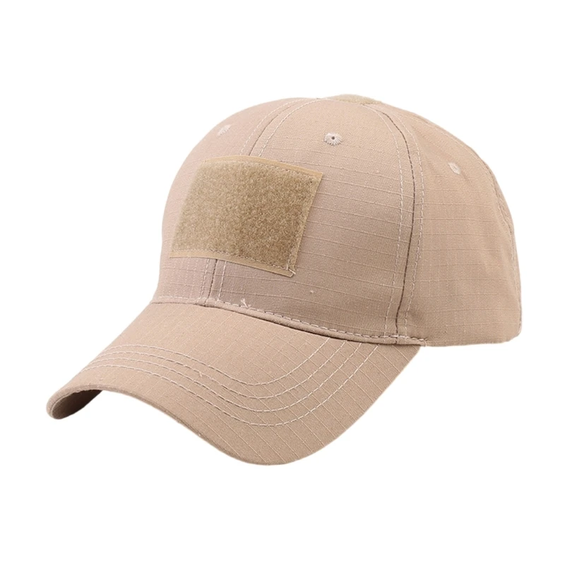 N7YF Breathable Outdoor Caps Adjustable Hook and Loop Closure Camouflaged Hat for Men