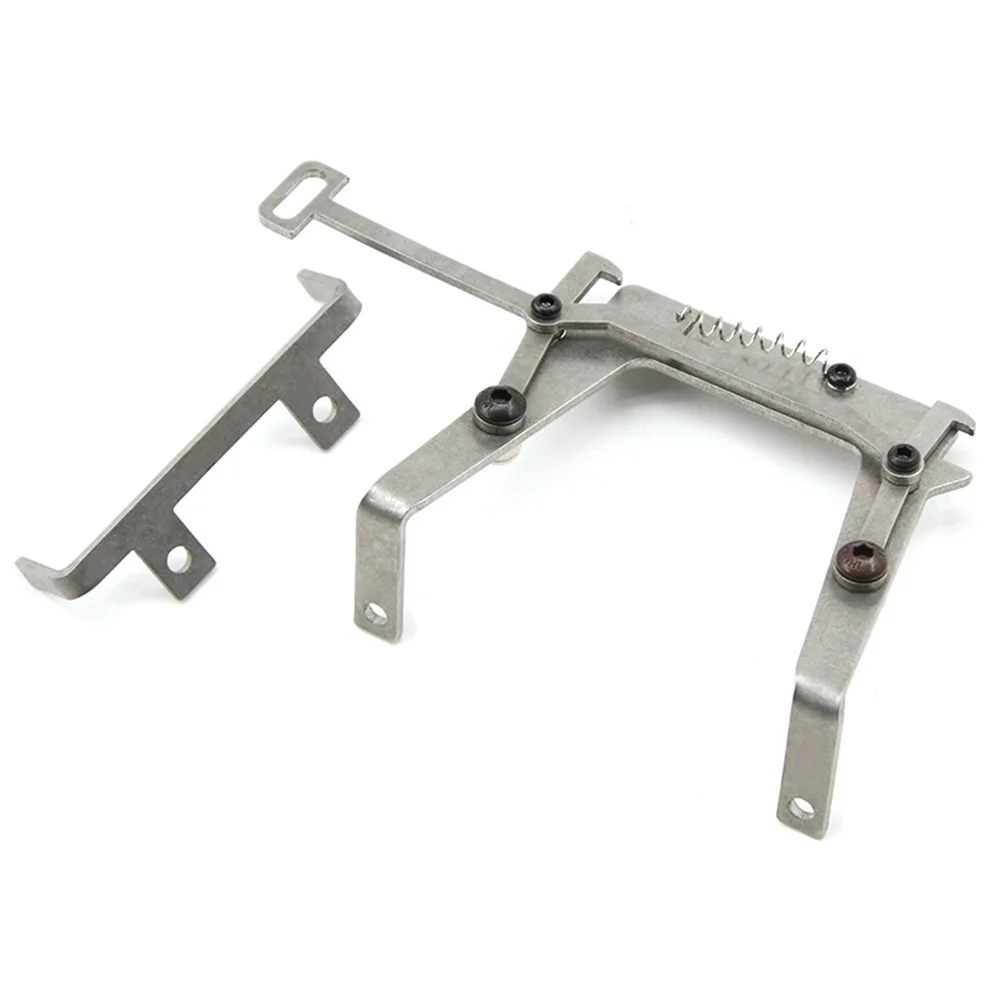 

Stainless Steel Remote Control Car Case Buckle Fixed Cab Lock, Compatible with 1/14 Tamiya Scania Man R620 Benz-Model 1851