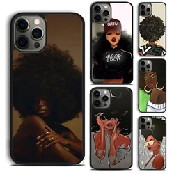 Black Girl Magic phone Case Cover For iPhone 16 15 14 Plus X XR XS Apple 11 12 13 mini Pro Max coque