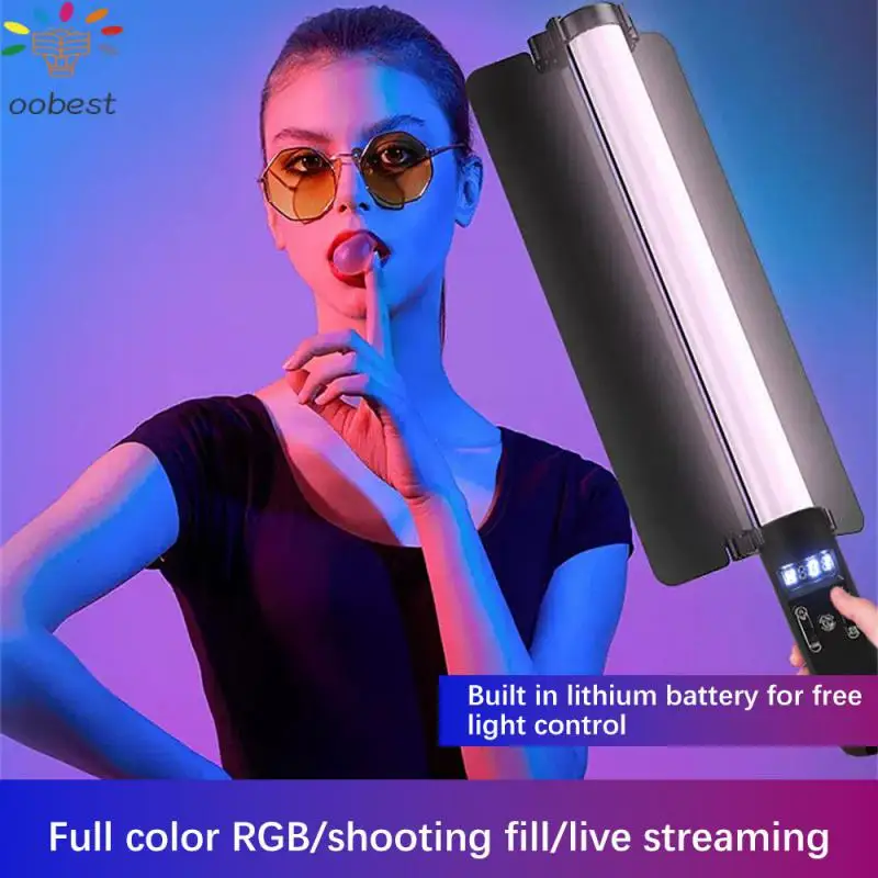 

RGB Handheld Fill Light Photography Wand Indoor Shooting Light Full Color Outdoor Live Broadcast Atmosphere LED Portable Lantern