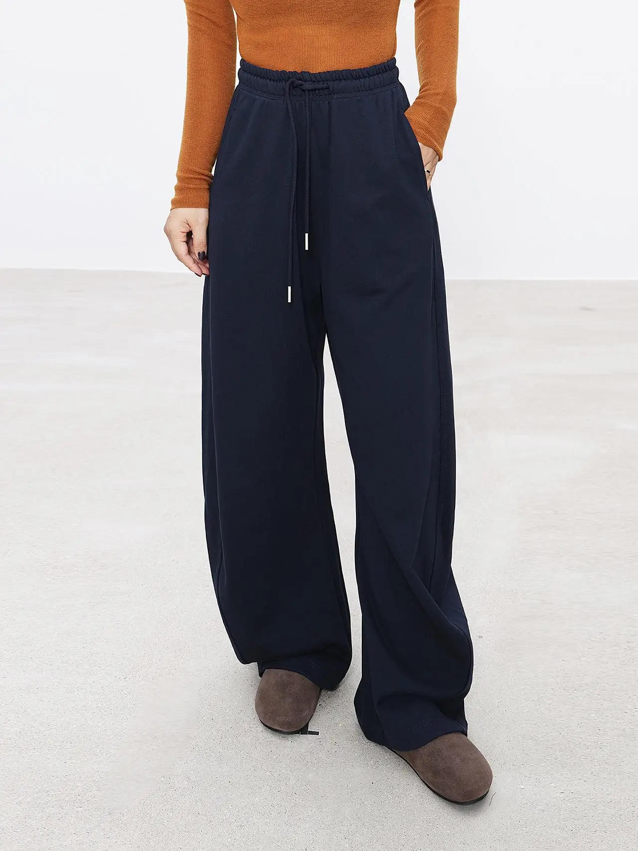 

Спортивные брюки с высокой талией и широкими штанинами прямого кроя для женщин, повседневные, в американском стиле, модные, весенне-осенние