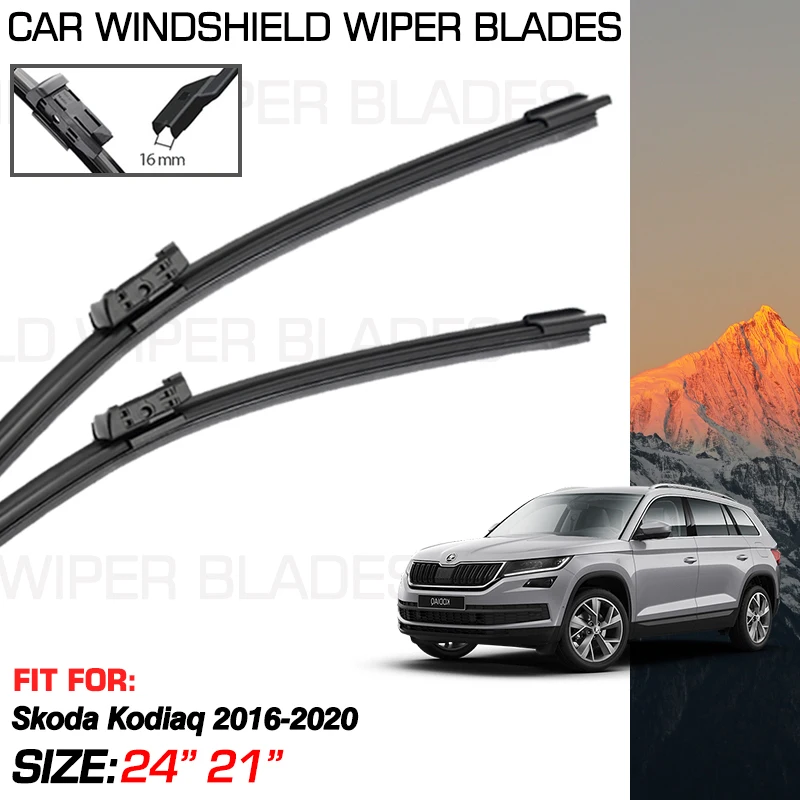 

Car Wiper Blades For Skoda Kodiaq 2016-2020 2019 2018 2017 NS7 NV7 NS6 Accessories Windshield Washer Brush Blades Brushes Parts