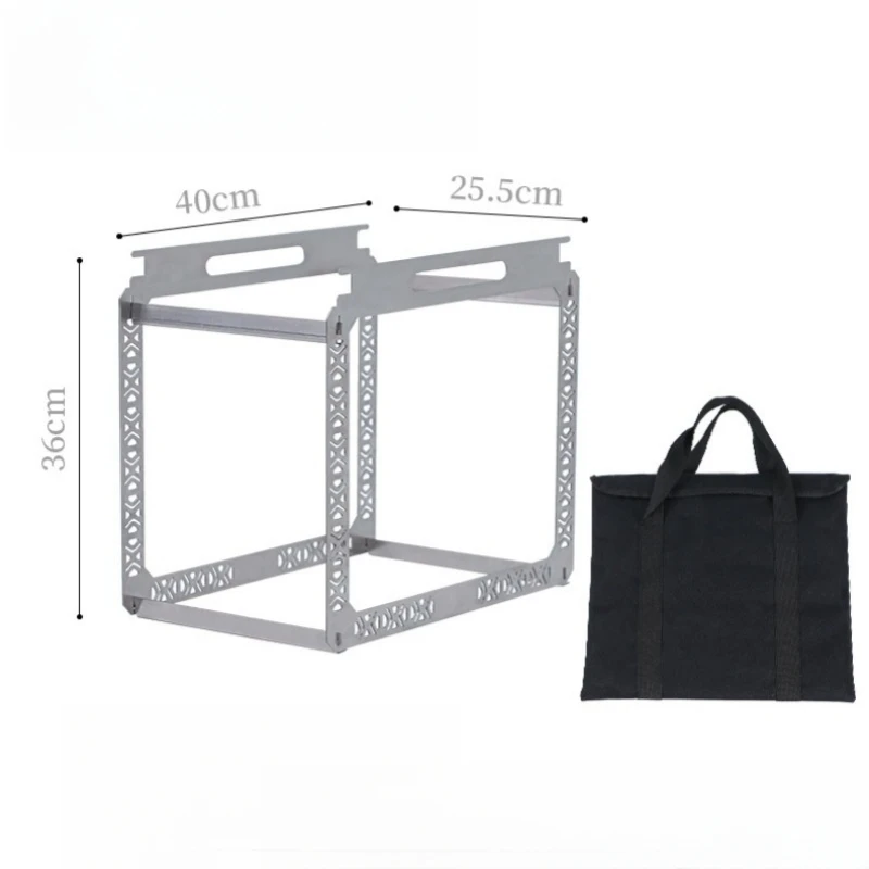 Outdoor Camping Table One Unit Up Down Hanger IGT Table Accessories Stainless Steel Rack Drainage Basket Hanger New