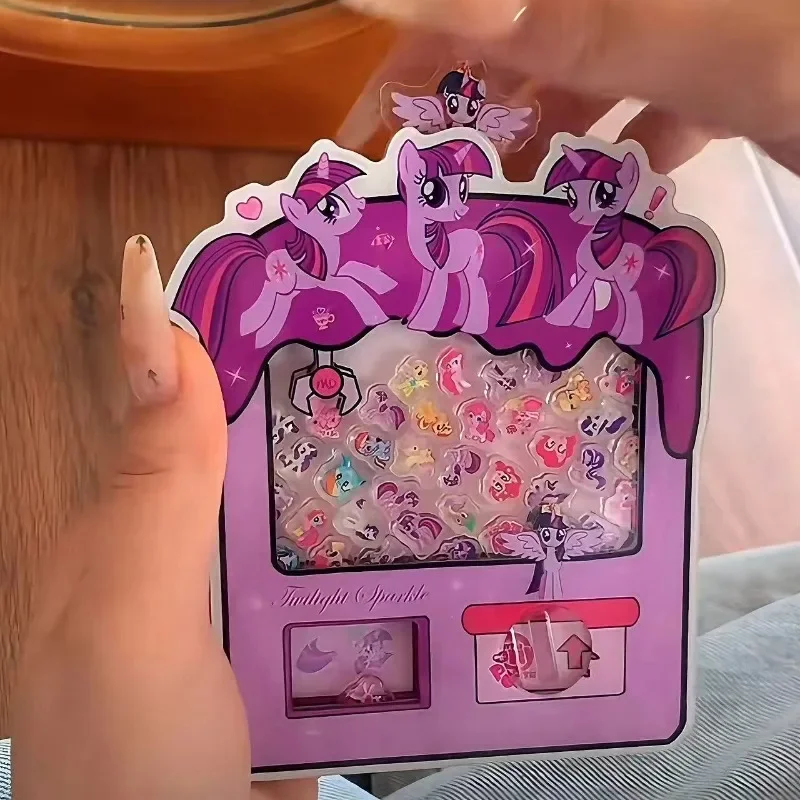 Animation Peripherals My Little Pony Acrylic Gashapon Machine Shake Bag Pendant Card Holder Gift Rocker Ornaments Cute