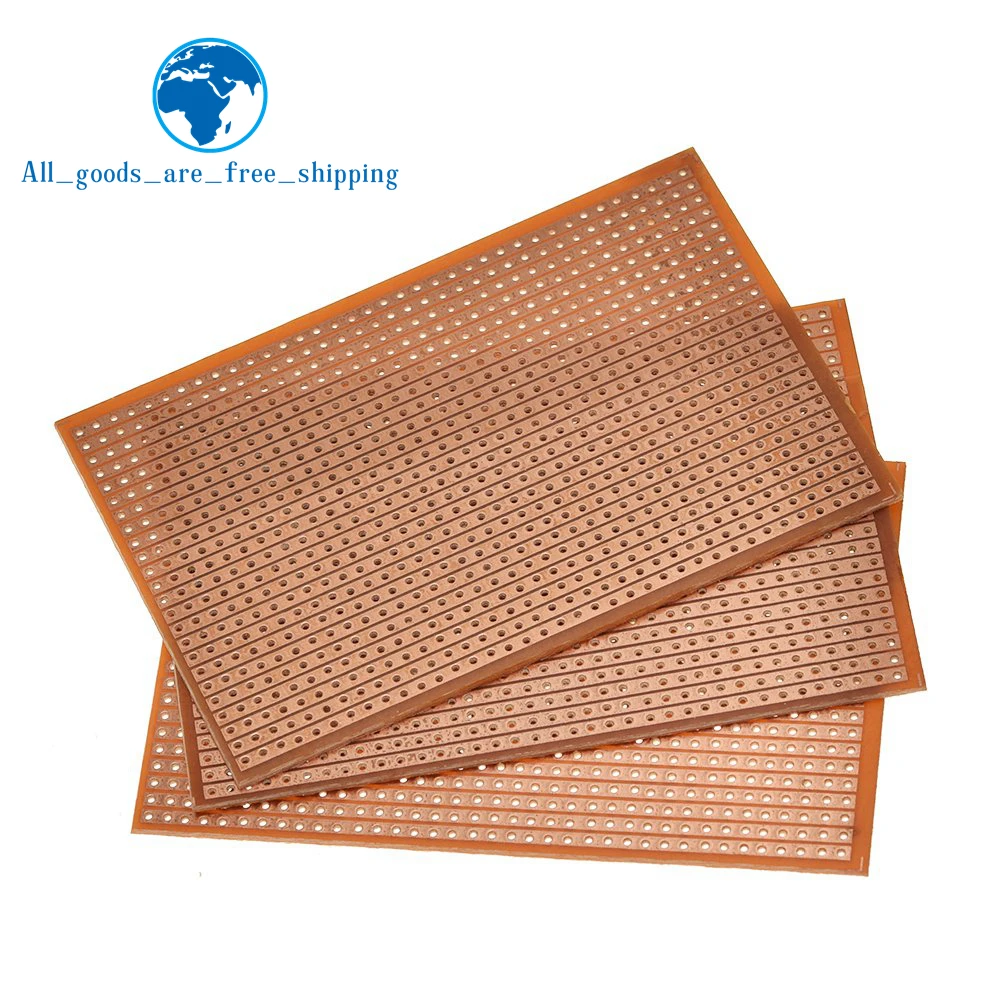 

1/5/10 шт. 6,4x9,5 6,4*9,5 см прототип бумажной пластины универсальная матричная печатная плата для экспериментов однорядное непрерывное отверстие 64x95 мм