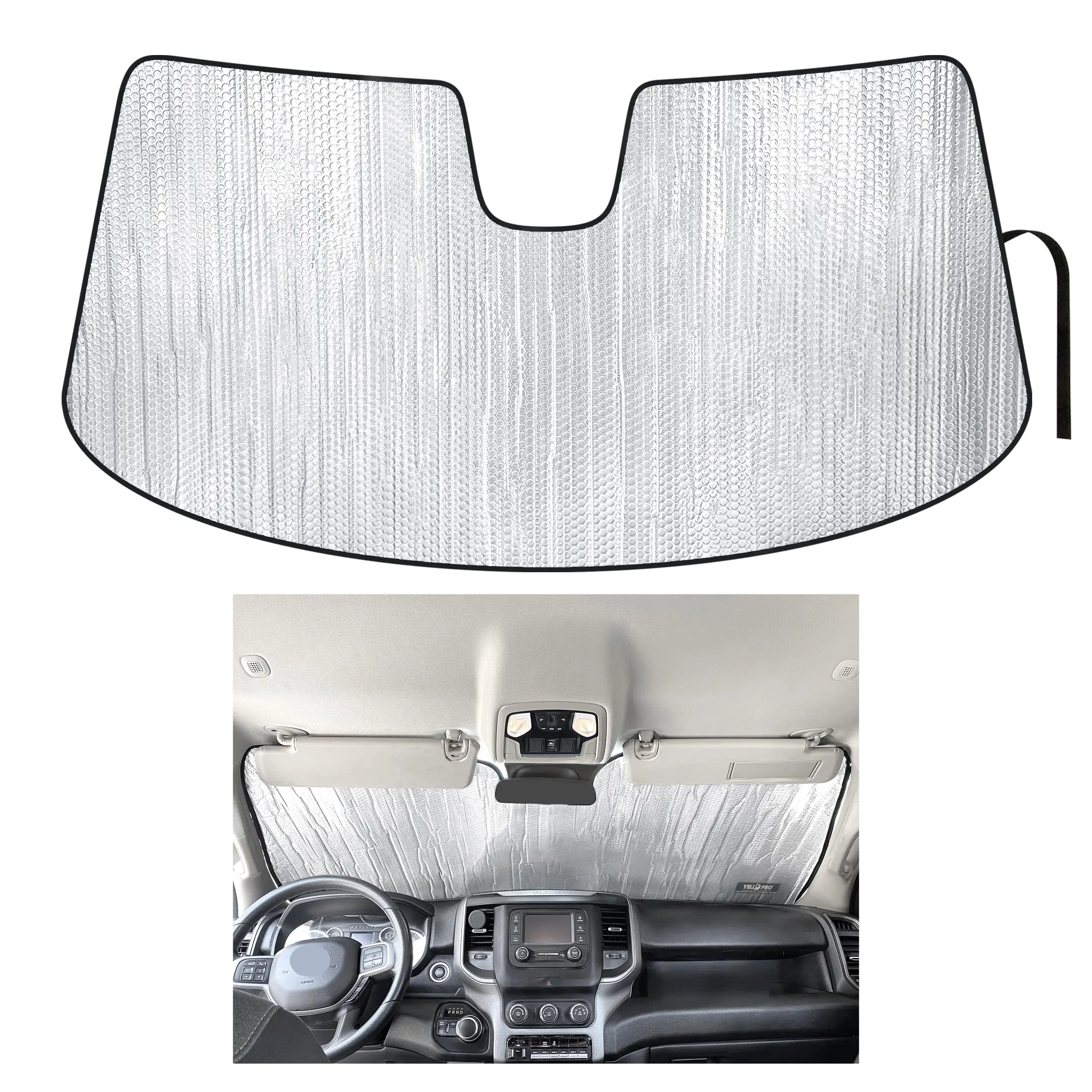 

Precision Fit Reflective Windshield Sun Shade For Dodge Ram 2500 3500 2010-2026 2 Door 4 Door Models