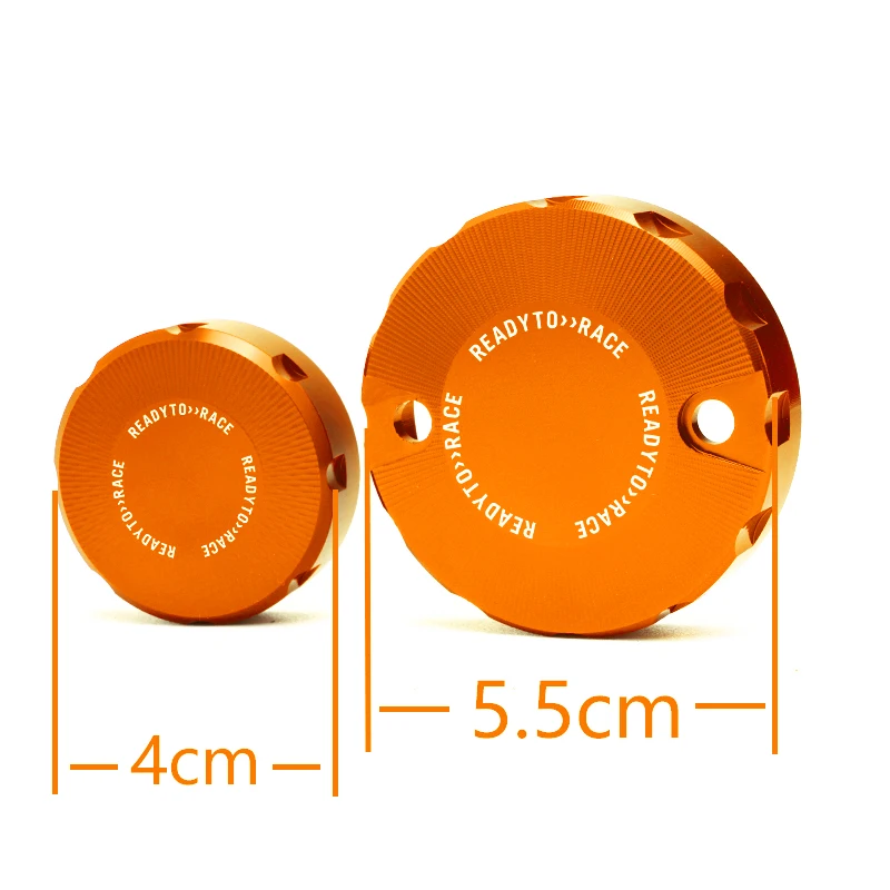 For KTM 1290 1390 Super Duke R GT Evo 1290 SAS Adventure R S Read To Race Motorcycle Front Rear Brake Fluid Reservoir Cap