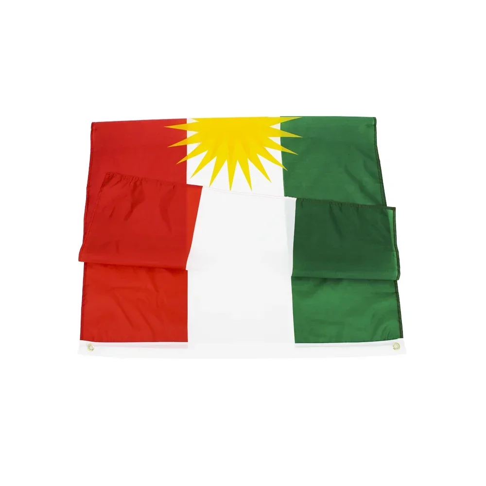 Kurdish flag 3x5Fts Kurdistan Flag Hanging Polyester and Bannes Home Decoration