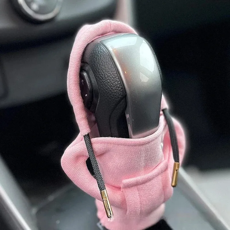 Gear Shift Hoodie Cover Shift Cover Gear Handle Decoration Fits Manual Automatic Universal CarShift Lever Interior Decor Article