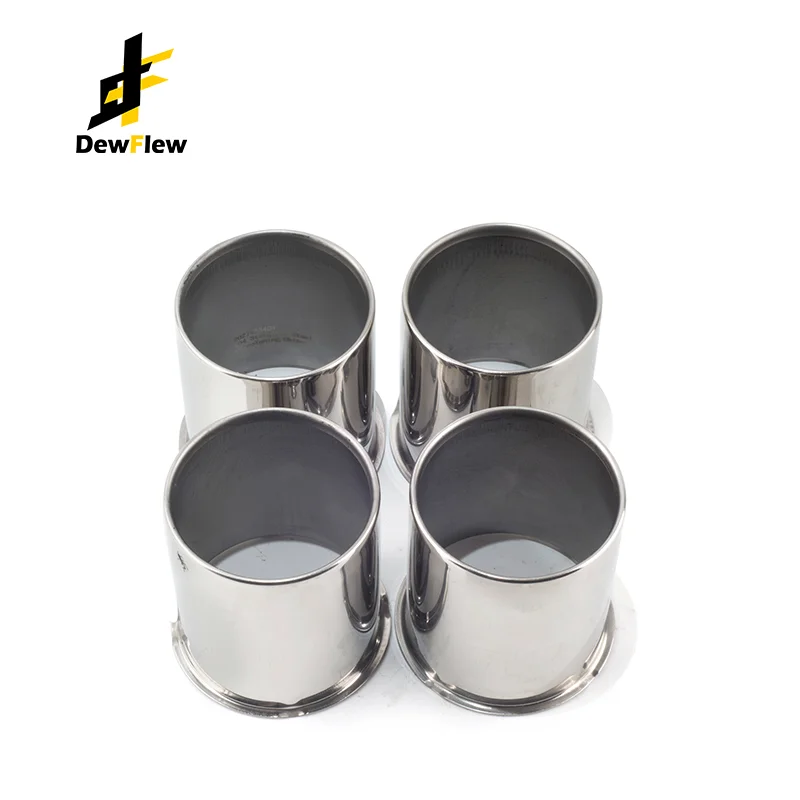 

DewFlew 2/4Pcs 80.8mm/3.19" Hub 89.5mm/3.52" H Opened-End Stainless Trailer Wheel Center Caps Push Thru Metal Hub center Caps