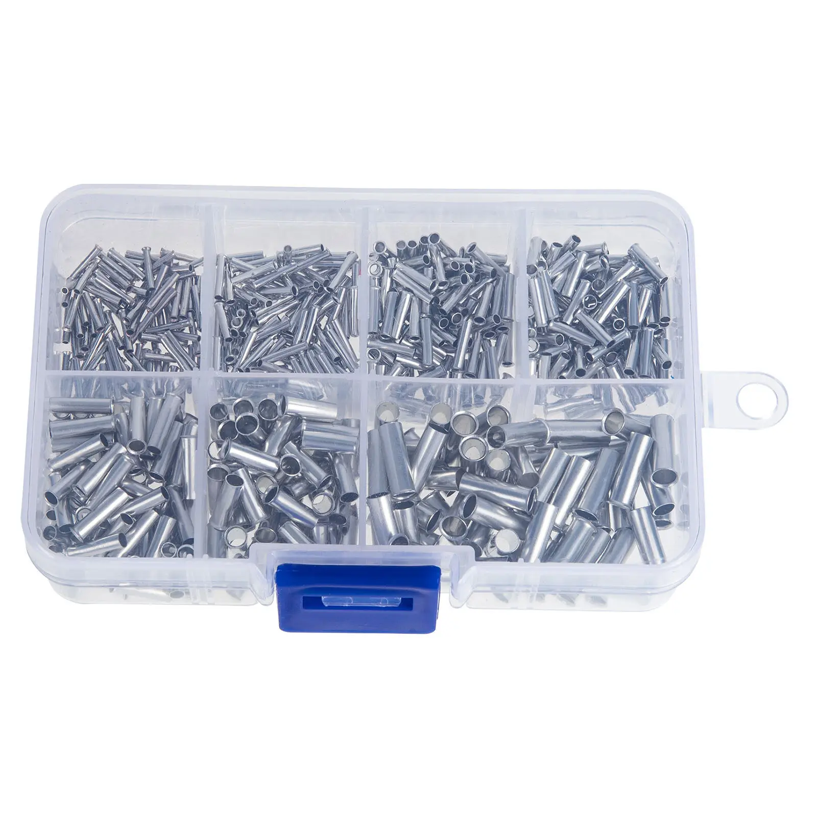 600Pcs Cable Terminals Kit Non Insulated Butt Splice Connectors for Most Wire Gauges Excellent Tensile Strength Crimp Terminals