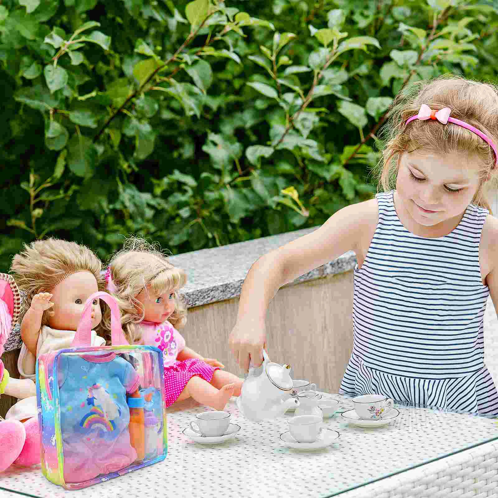 Bolsa de mano para ropa de viaje, bolsa para juguetes, portabebés, botella multifunción, almacenamiento portátil para niños pequeños