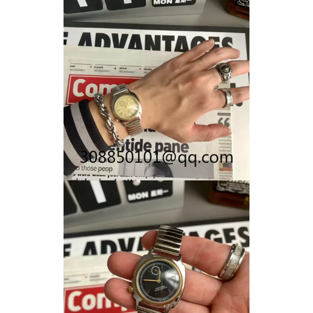 Men's and women's vintage style spring watches, retro art quartz watch trend