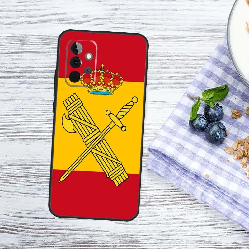 Civil Guard Spanish Flag Case For Samsung Galaxy A53 A33 A13 A12 A32 A52 A14 A34 A54 A15 A25 A35 A55 A51 A71 Cover