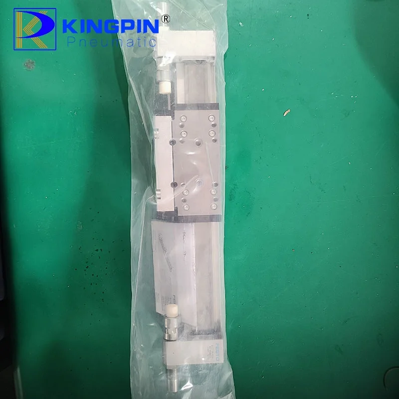 أسطوانة هوائية من FESTOs DGC-25-133-KF-YSRW-A أسطوانة بدون قضبان 532447 مع حاجز توجيه طويل السكتة الدماغية