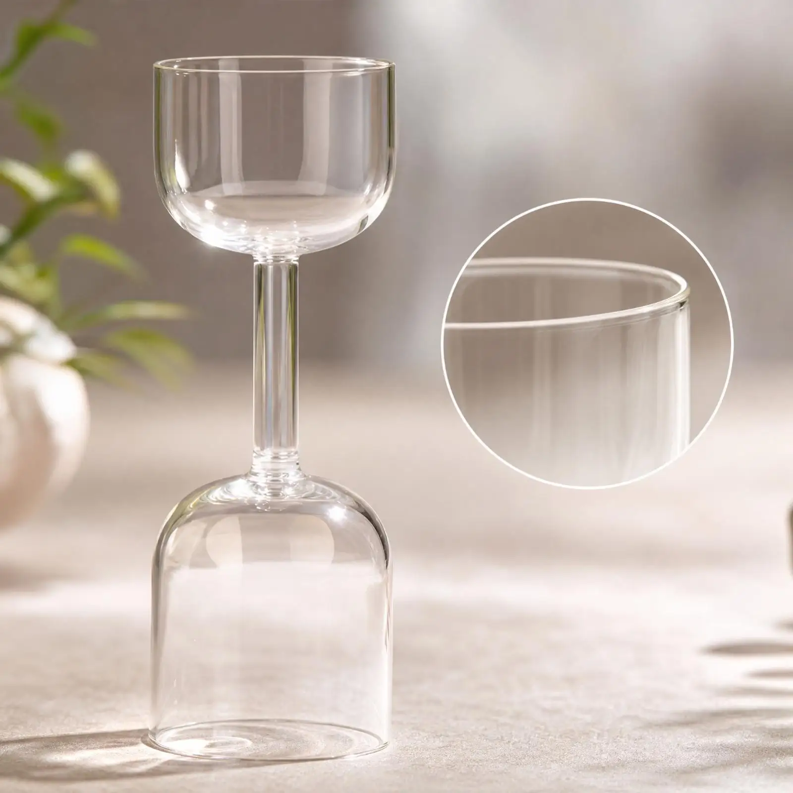 Transparent Crystal Chime with Mallet Decorative Crystal Meditation Bell Bright Sound for Routines, Mindfulness Training