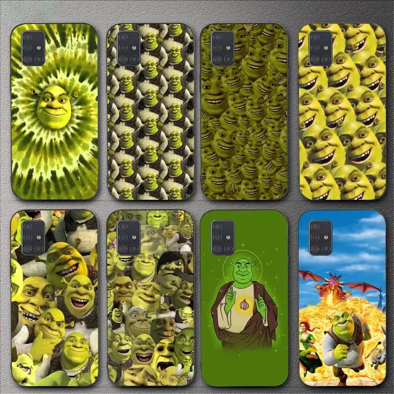 Cartoon-Moive-S-Shreks-Coon Phone Case For Samsung Galaxy A02 A12 A13 A22 A32 A41 A51 A53 A71 A73 Shell