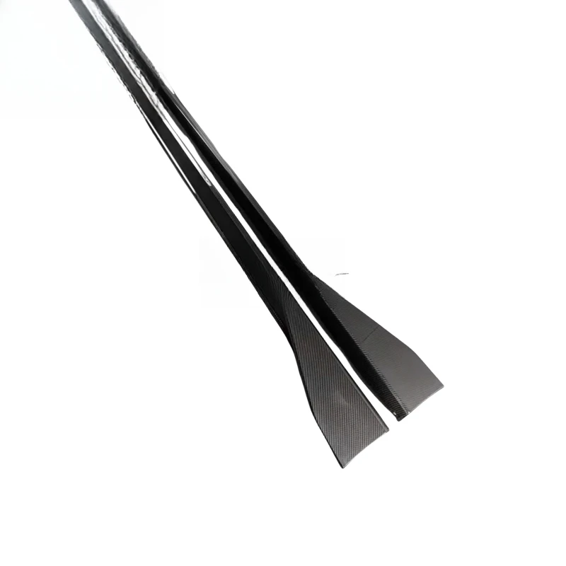 High Quality Aggressive Dry Carbon Fiber Side Skirt Extensions Flush Mount M4 G82 2021+