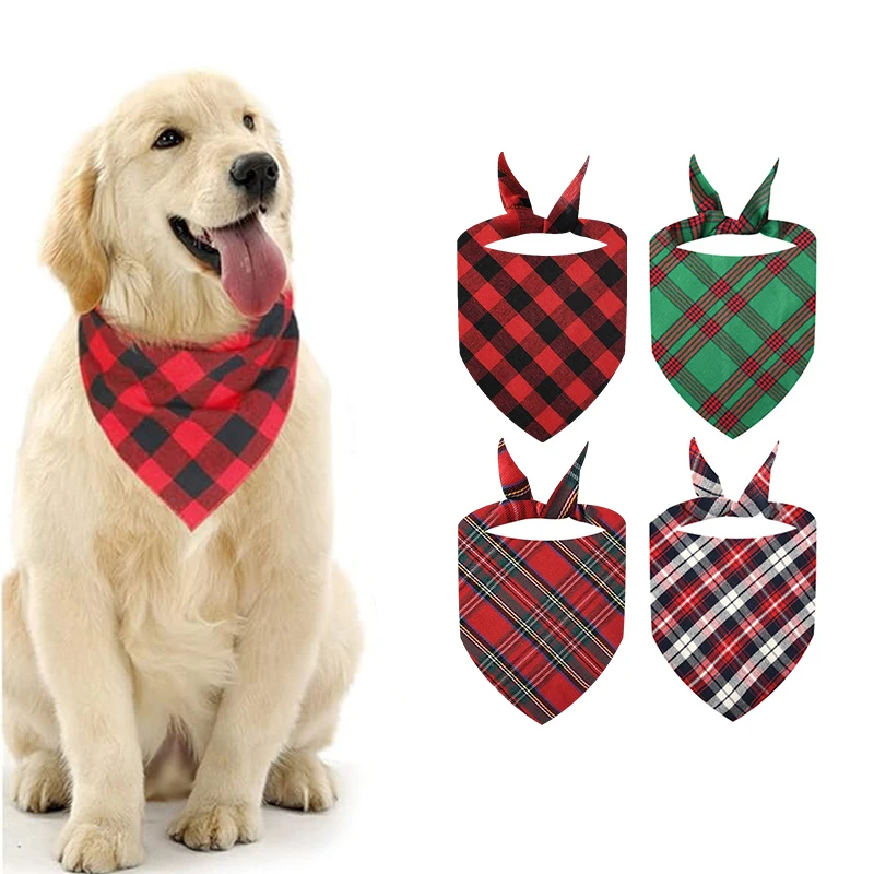 

Cat Dog Triangle Scarf Double-Sided Dual-Use Pet Scarves Saliva Towel Washable Triangle Bib Neckerchief Pets Decoration Supplies