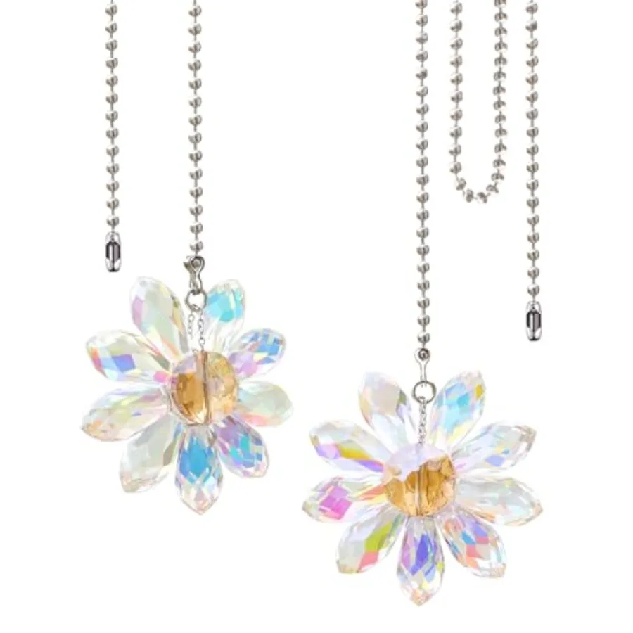 LEFERS Ceiling Fan Pull Chain, 2 Pieces 1.8