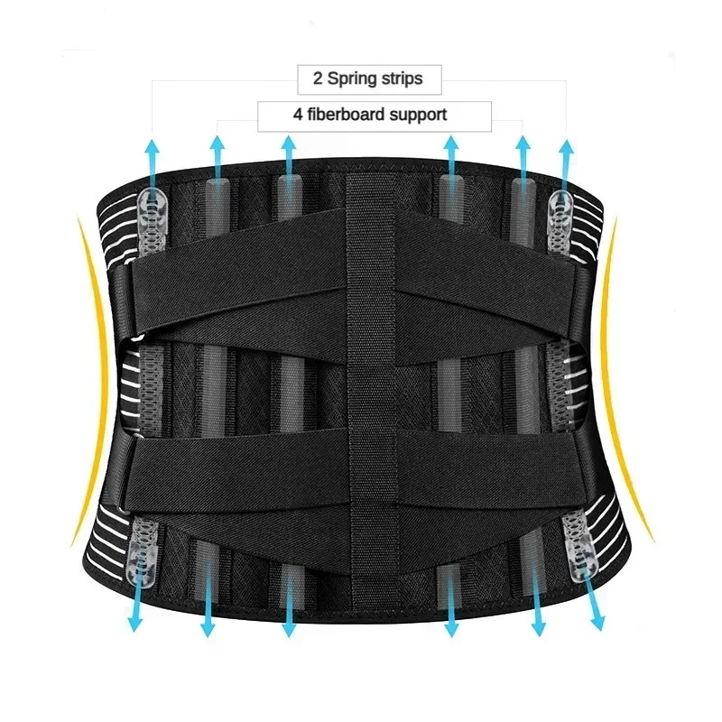 Hot sale Back Braces Waist Belt Men Women Work Lower Back Pain Relief Breathable Anti-skid Spine Lumbar Support Belt