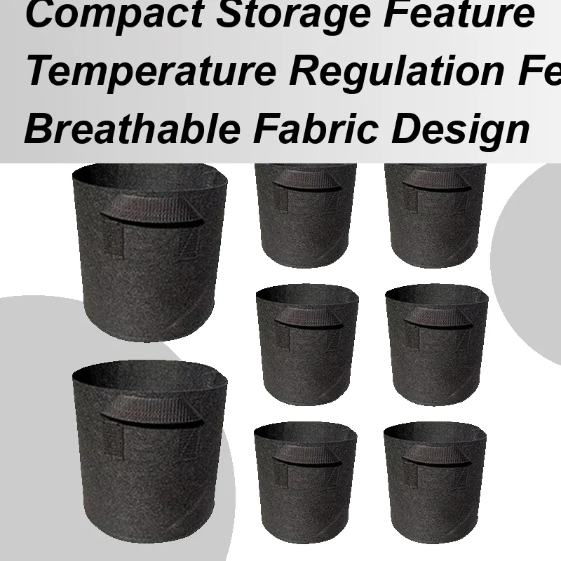 

Aquatic Planter Nonwoven Aquatic Plants Breathable Reusable Lily Basket Grow Bags Multifunctional Water Garden Accessories For