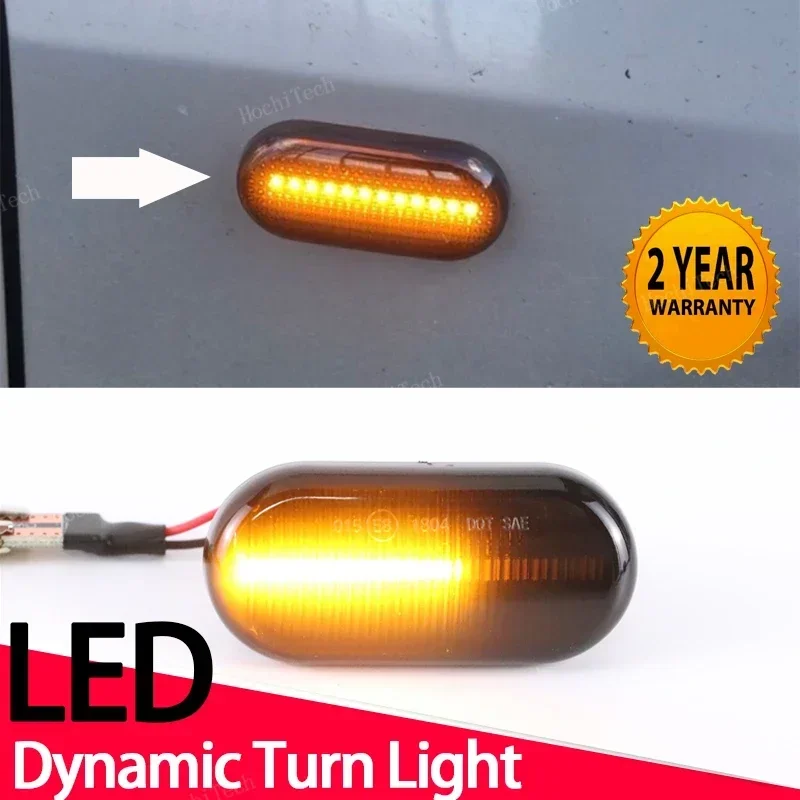 2pcs Dynamic Led Turn Signals Side marker light Lamp for Nissan Tiida C11 Note E11 NE11 Micra K12 NP300 Navara D40 Qashqai J10