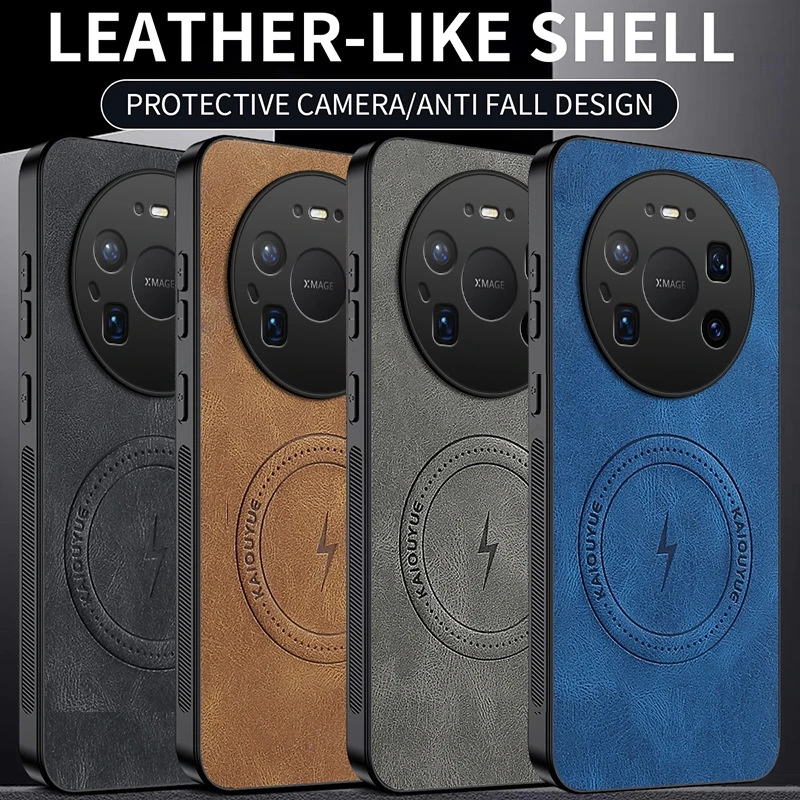 

For Magsafe Cases For Huawei Mate 80 Pro Max Wireless Charging Phone Case For HUAWEI Mate 80 Pro Magnetic Leather Cover Mate 80