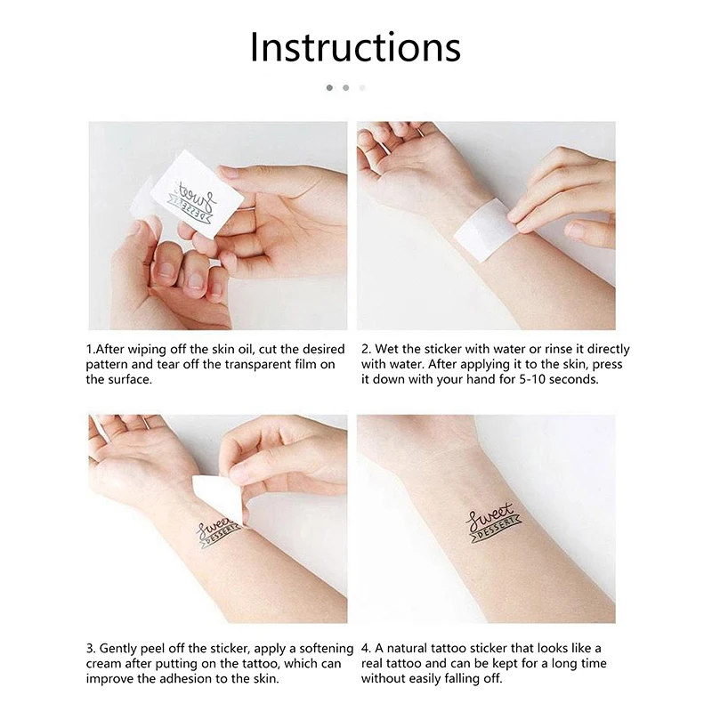 10 แผ่นสีดําชั่วคราว Tattoo Diy Tear Mole สติกเกอร์น้ํา Body Art Dot Fake Tattoo Eye มุมแต่งหน้าความงาม Moles