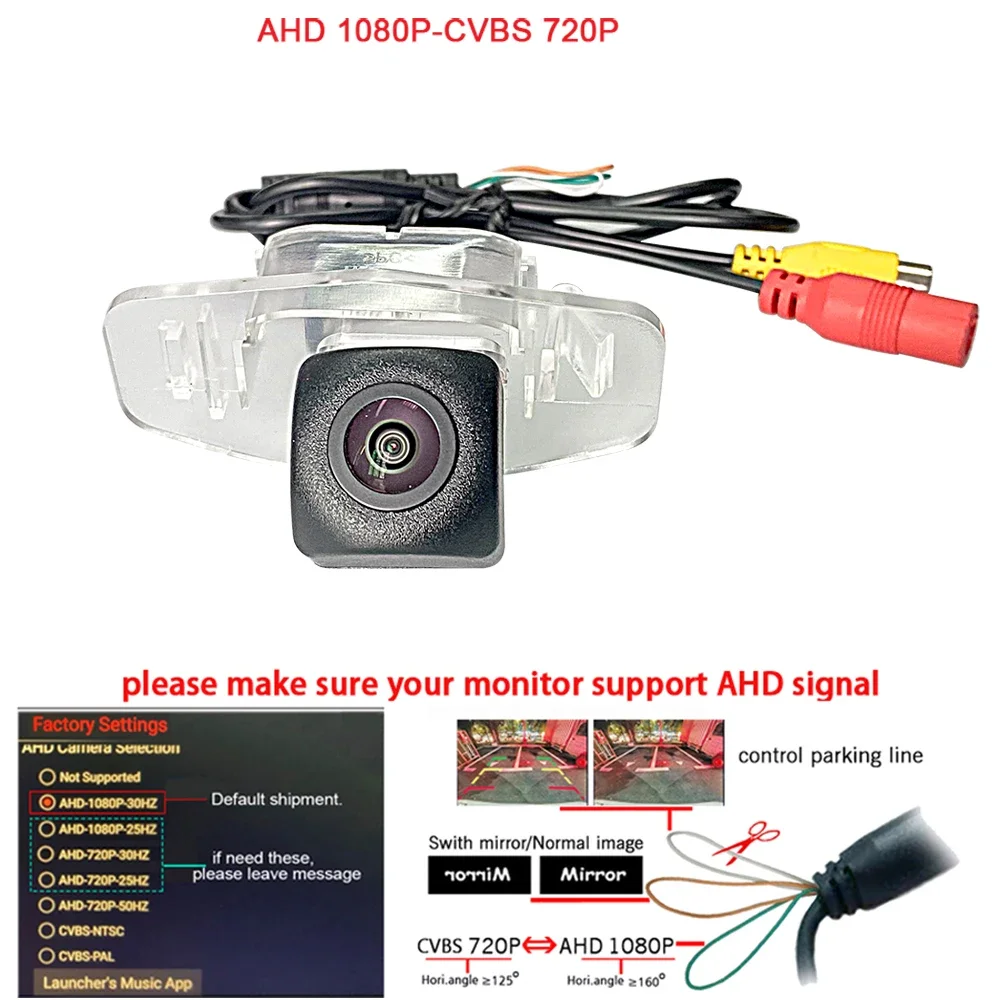 

AHD 1920*1080P Car Backup Reverse Camera for Honda Accord 2012 2014 2015 Civic Ciimo Fit Spirior rear camera Back up HD