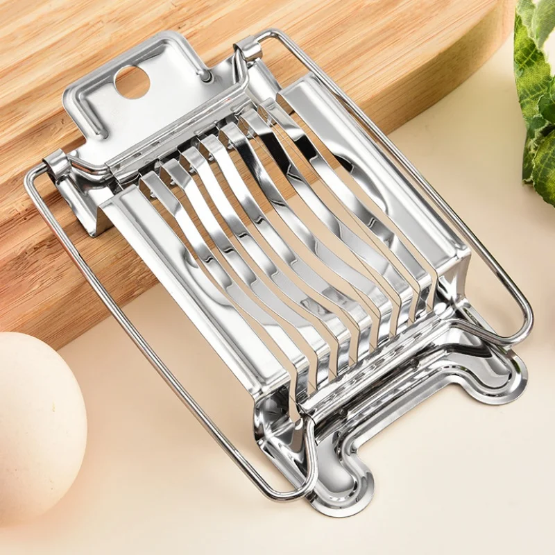 1PC Kitchen Vegetables Fruit Egg Slicer Section Cutter Stainless Steel Mushroom Tomato Cutter Kitchen Machine