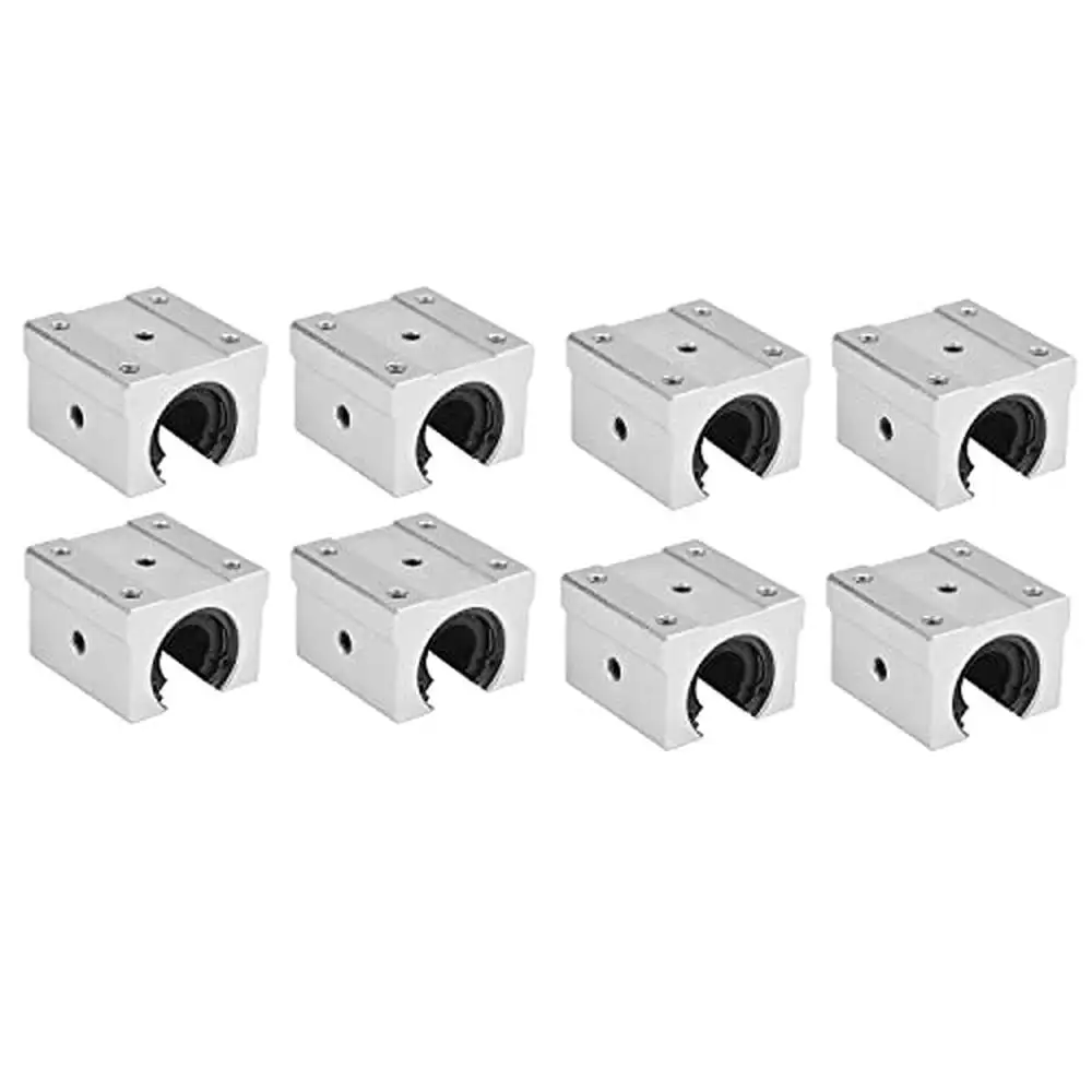 8PCS SBR16UU Aluminum Slide Block Bearing Linear Motion Guide Rail CNC Router Mill DIY Parts