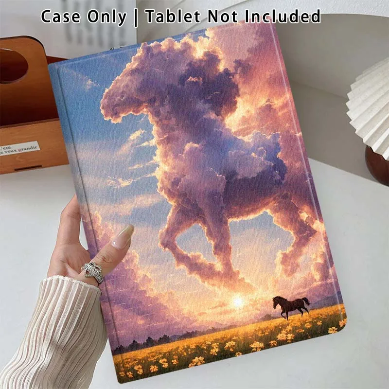 Cloud Horse For Lenovo Xiaoxin Pad Pro Tab M10 K10 Plus 3rd Y700 Gen 11 11.2 11.5 12.7 8.8 Inch Tablet Case