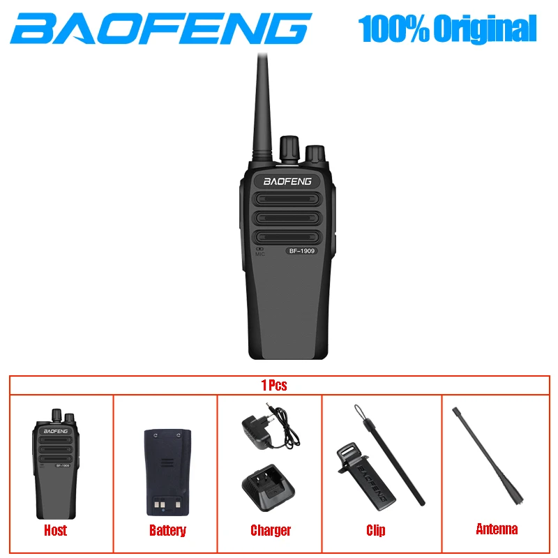 BaoFeng BF-1909 Two Way Radio Transceiver Long Range Upgrade Of BF-888S Radio Hunt City 10W High Power Dual Band Walkie Talkie