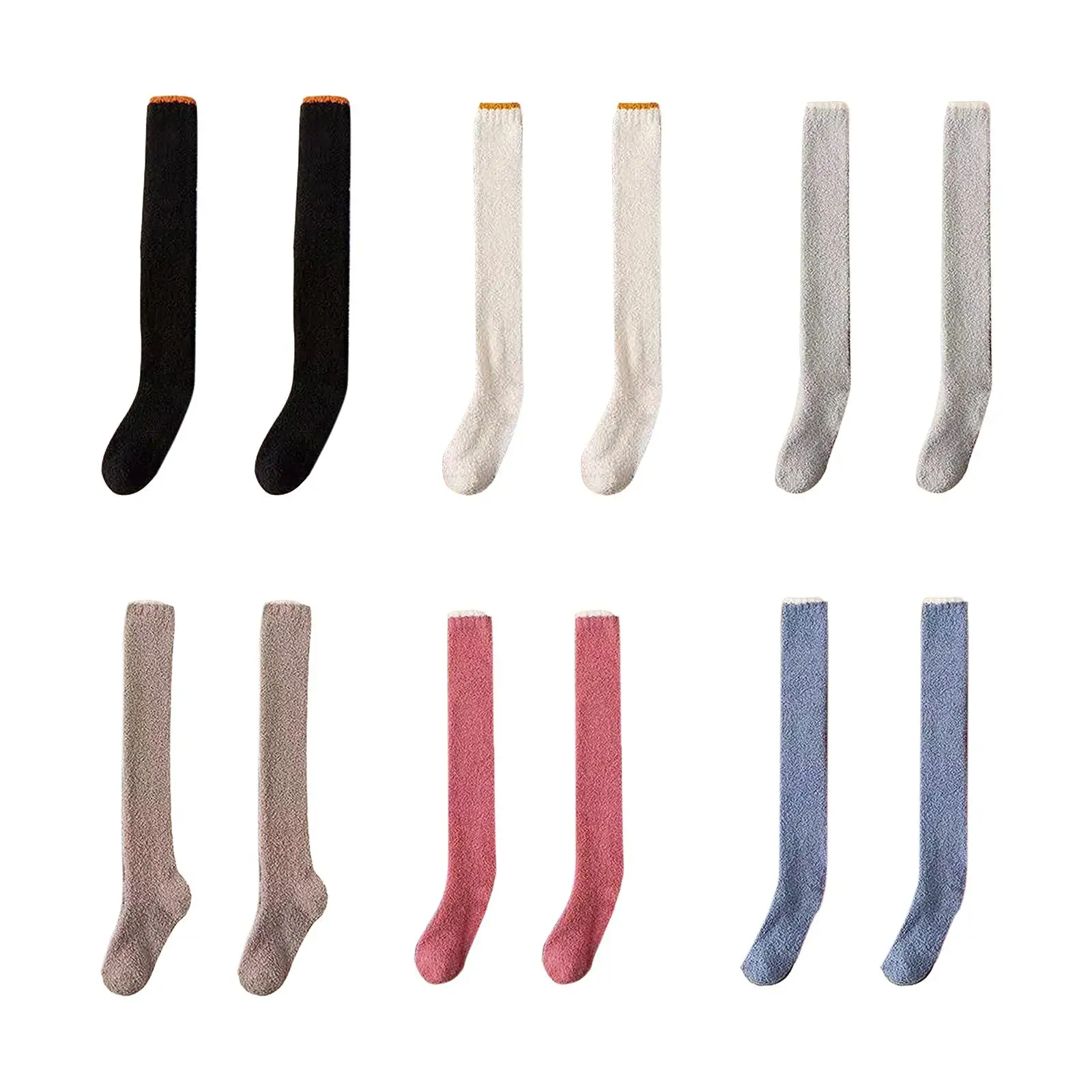 Women Knee High Socks over Knee Long Stocking for Living Room Street Travel