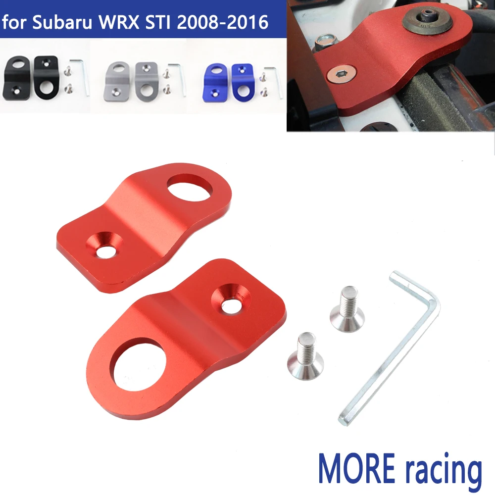 2pcs Aluminum Racing Radiator Stay Mount Bracket for Subaru WRX STI 2008-2016